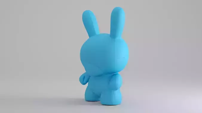 KIDROBOT 20 INCH DUNNY PLUSH - CYAN EDITION  3D print model