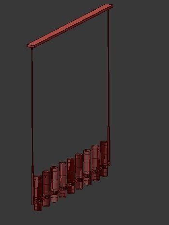 RAVELLE LINEAR CHANDELIER 3D model_7