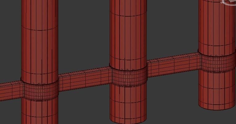 RAVELLE LINEAR CHANDELIER 3D model_1