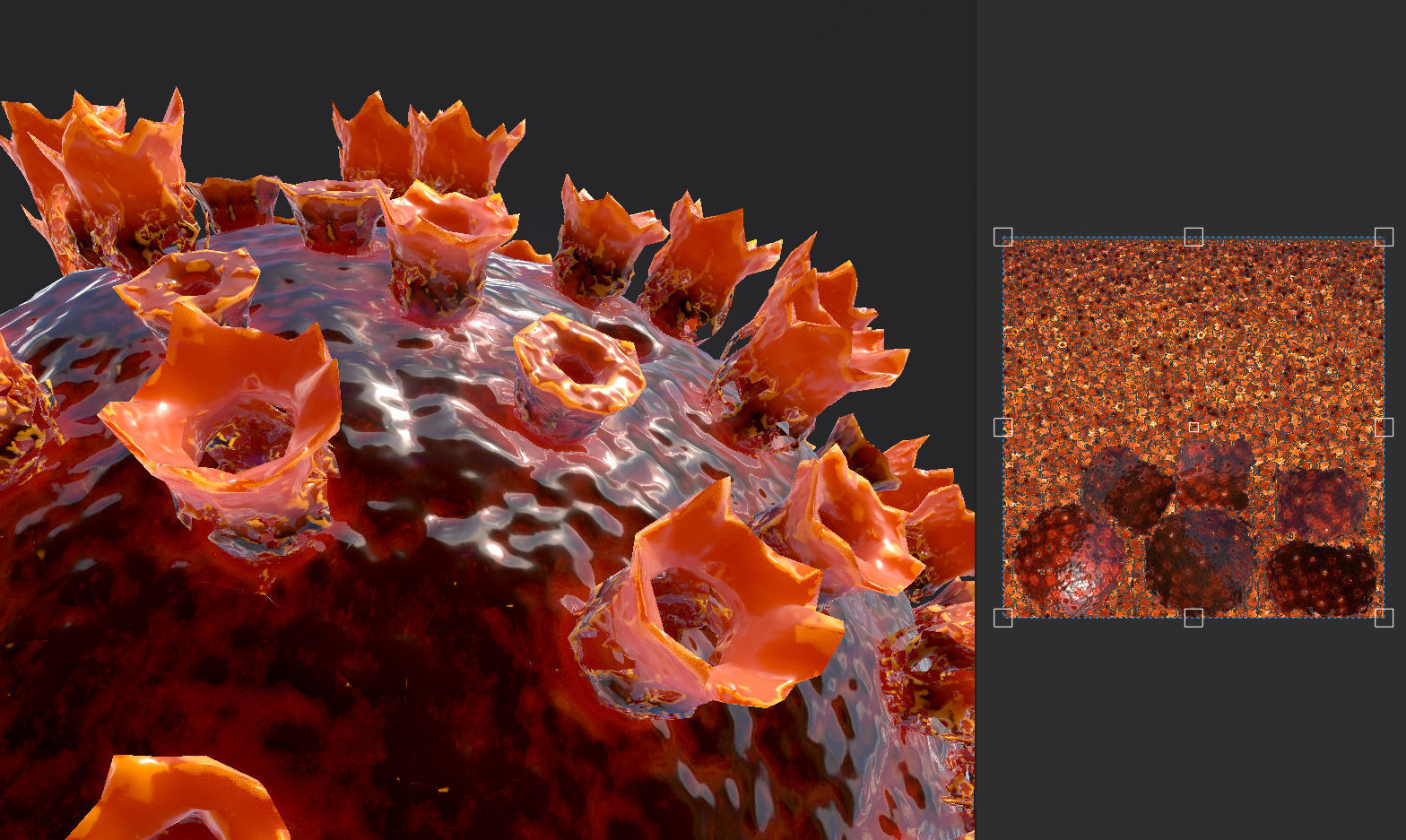 COVID-19 coronavirus PBR Low-poly 3D model_13