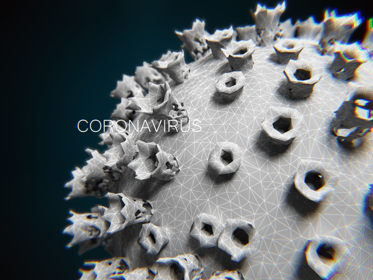 COVID-19 coronavirus PBR Low-poly 3D model_6