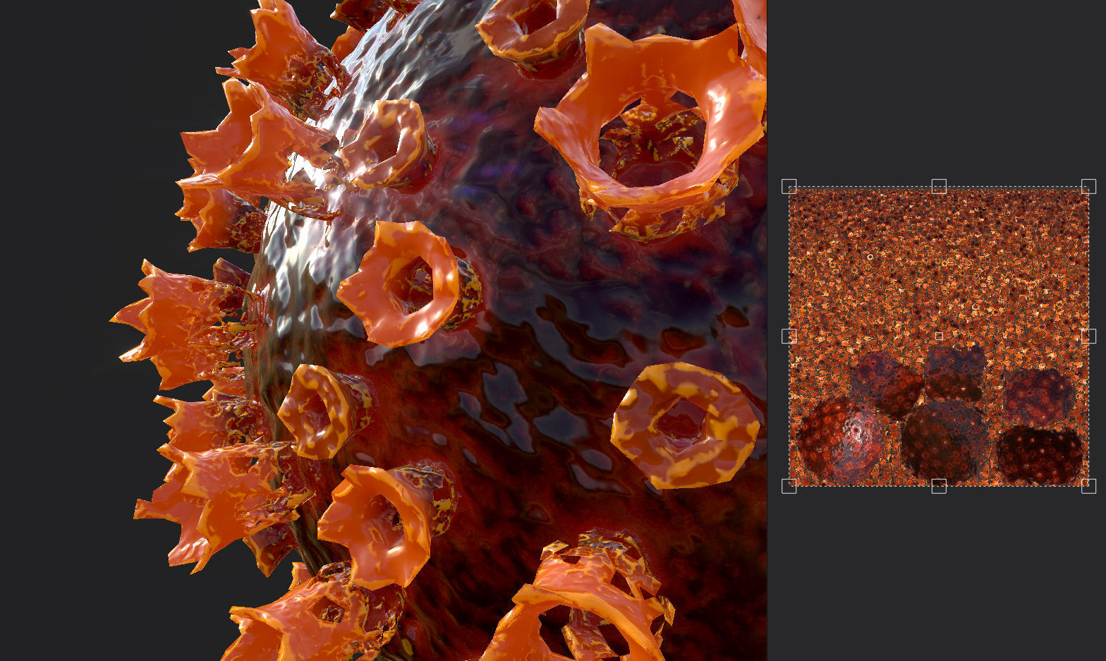 COVID-19 coronavirus PBR Low-poly 3D model_14