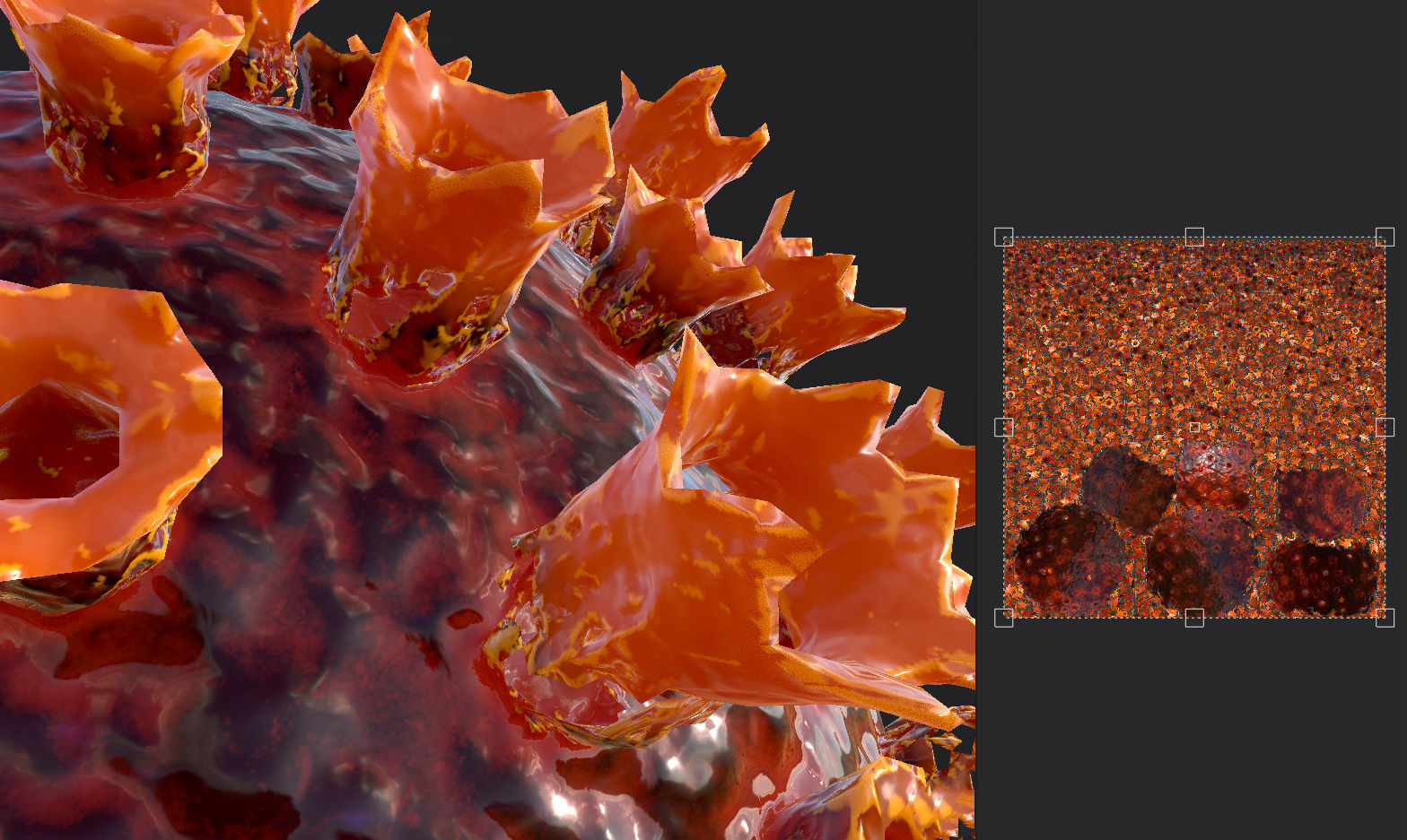 COVID-19 coronavirus PBR Low-poly 3D model_11