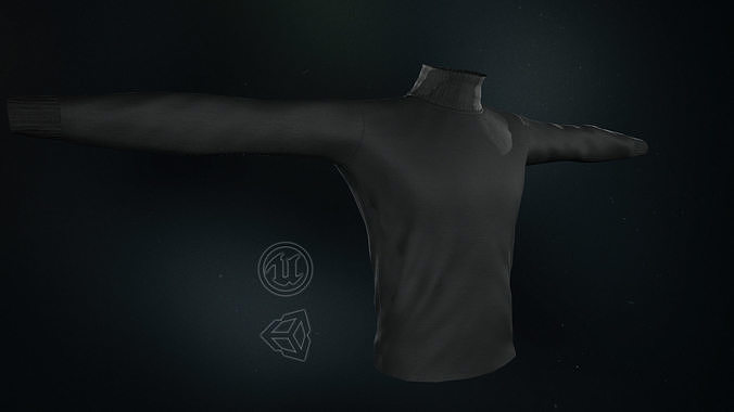 Turtleneck Low-poly 3D model