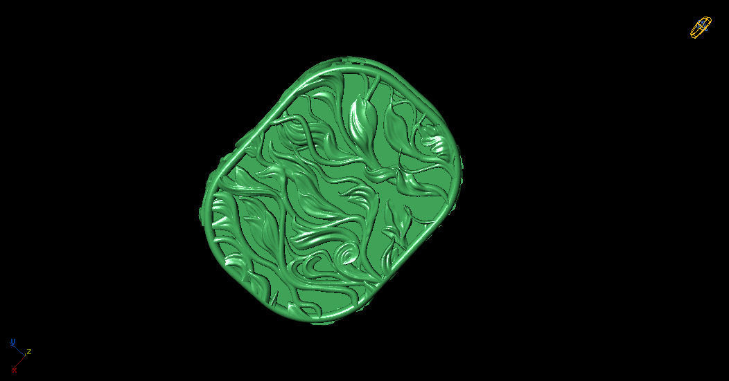 Gold Elephant Bead 3D print model_3