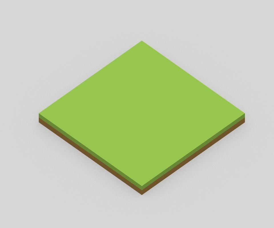 Voxel Road Sections And Signs Pack Low-poly 3D model_27