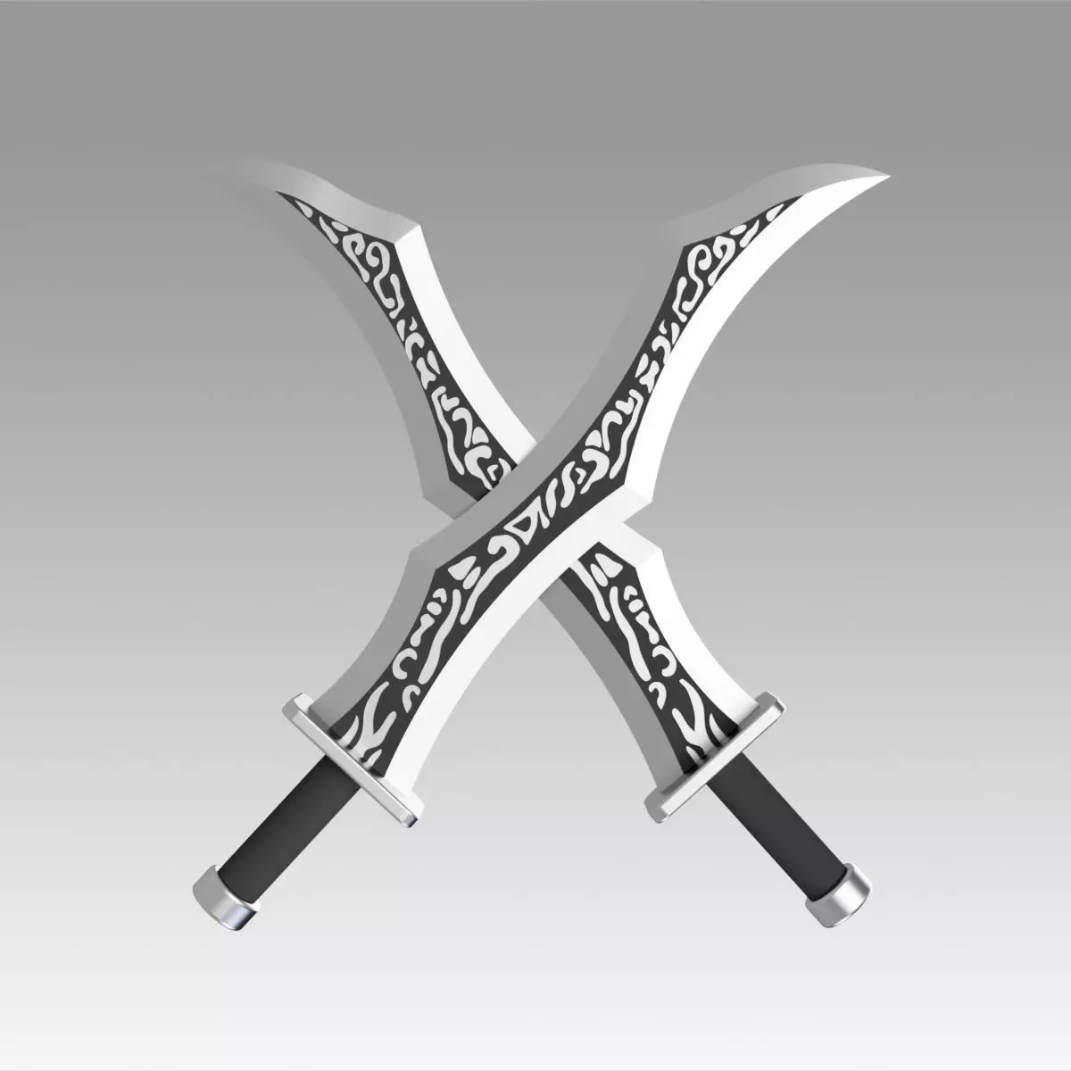 League of Legends Katarina Sinister Blade Cosplay Weapon 3D print model