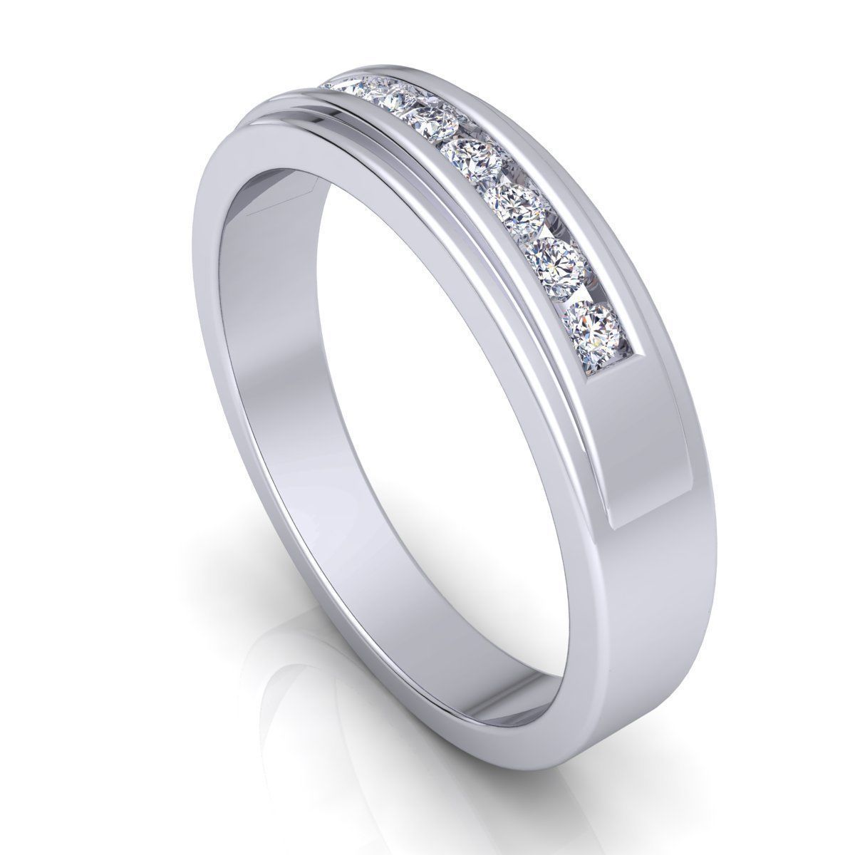 Diamond Ring 3D print model_8