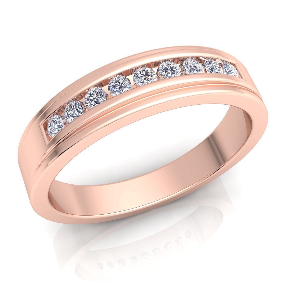 Diamond Ring 3D print model_2