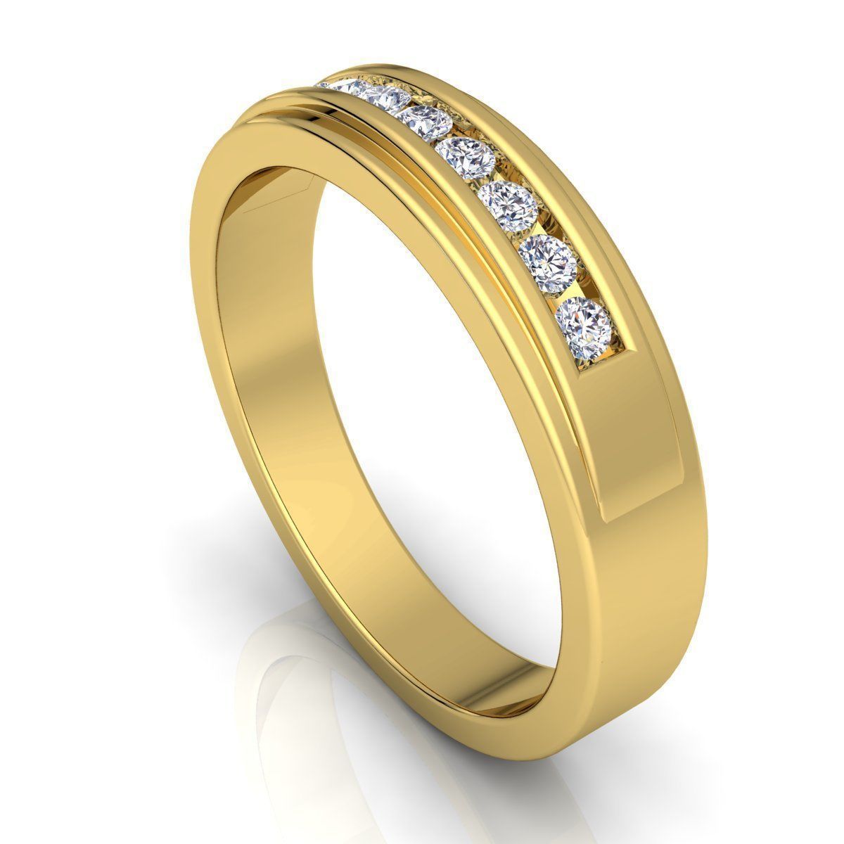 Diamond Ring 3D print model_6