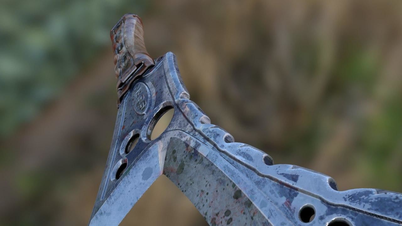 Knife from Mars Free 3D model_5