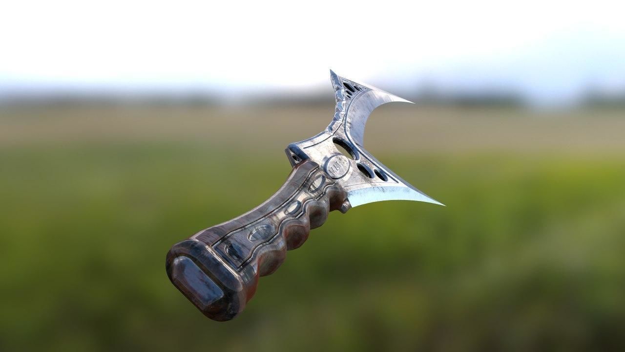 Knife from Mars Free 3D model_6