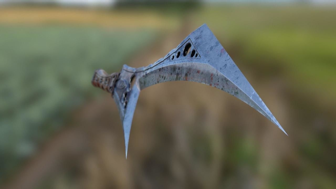 Knife from Mars Free 3D model_3