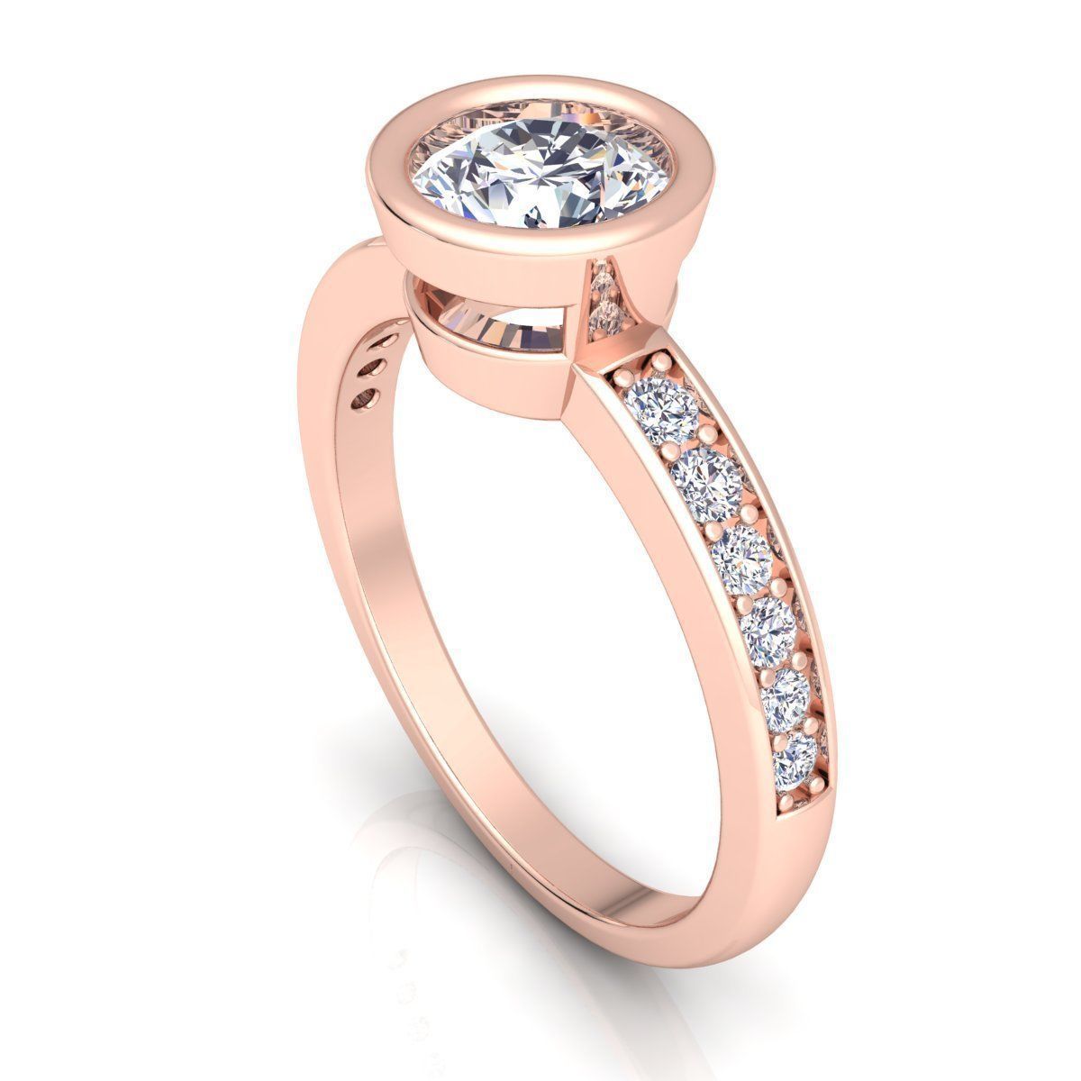 Diamond Ring 3D print model_7