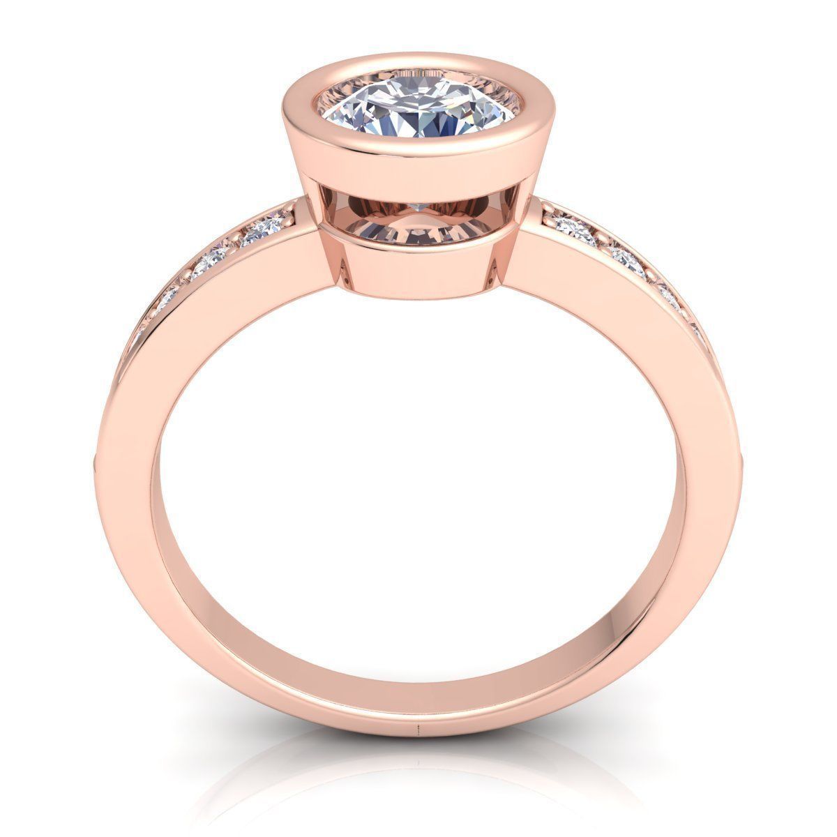 Diamond Ring 3D print model_4