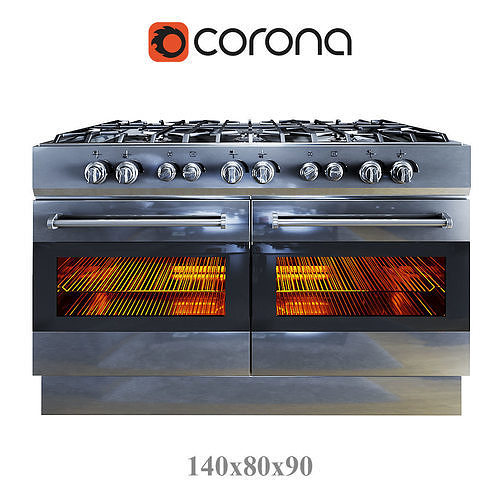 Gas stove Zeggos F-2 3D model