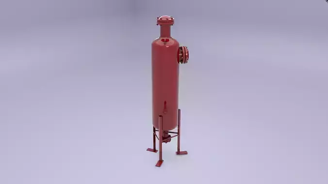 Degasser gas cylinder