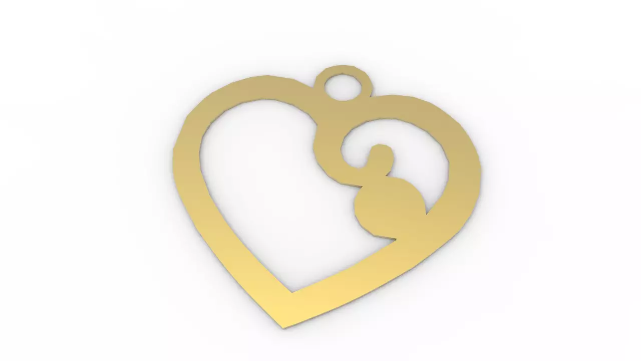 jewelry Gold necklace 3D print model_0