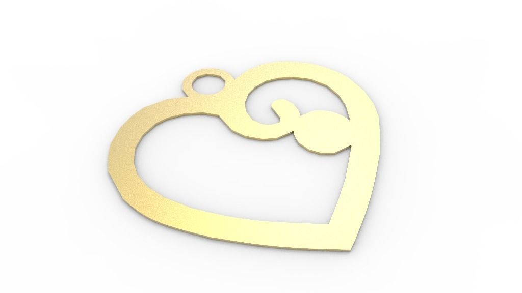 jewelry Gold necklace 3D print model_1