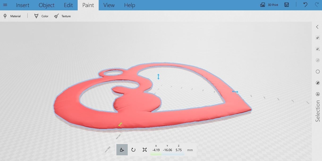 jewelry Gold necklace 3D print model_3