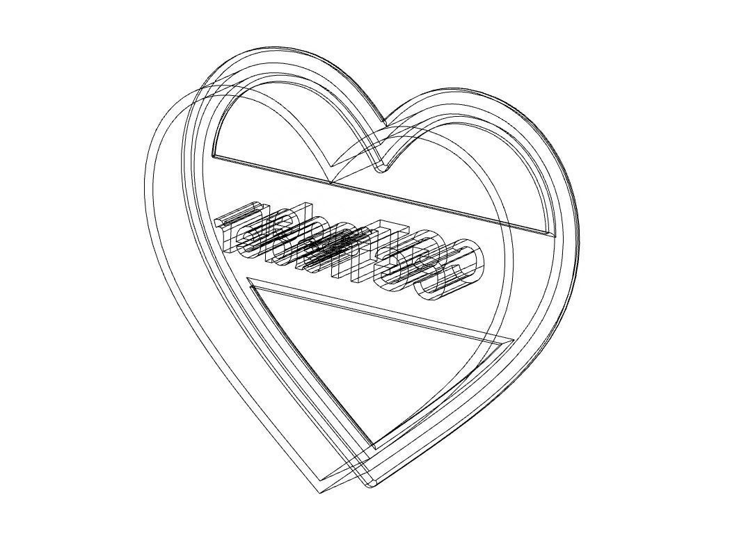 Cookie Cutter with Title  CGTrader 3D print model_10