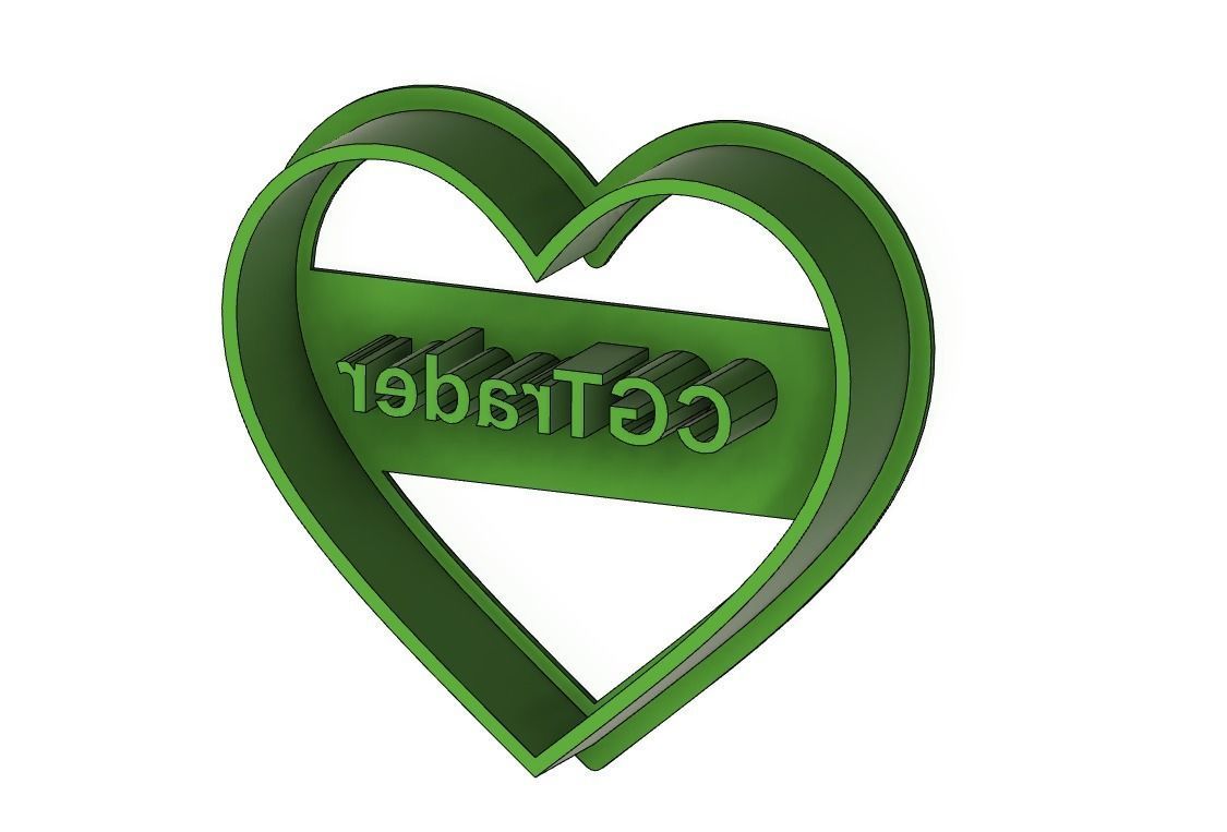 Cookie Cutter with Title  CGTrader 3D print model_5