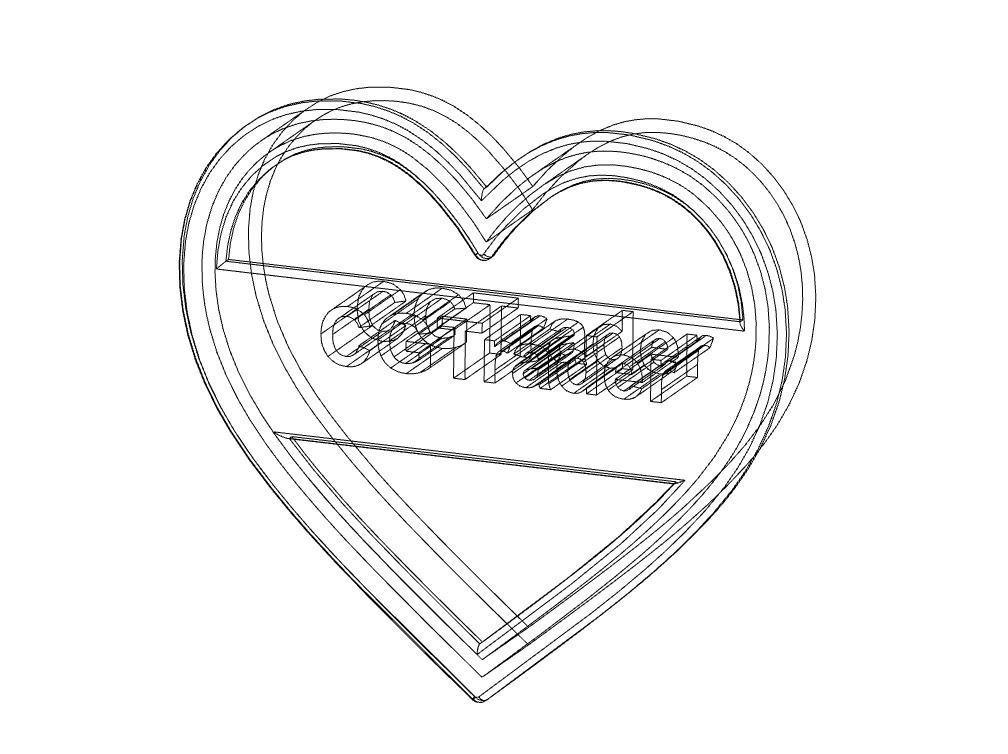 Cookie Cutter with Title  CGTrader 3D print model_15