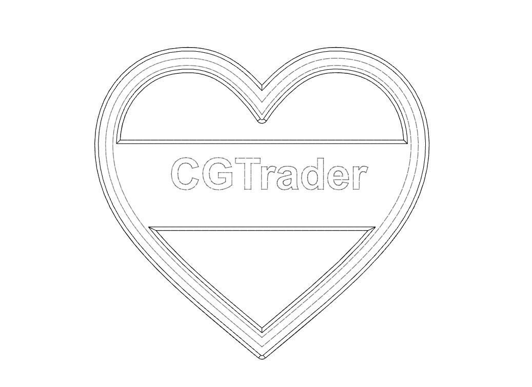 Cookie Cutter with Title  CGTrader 3D print model_17