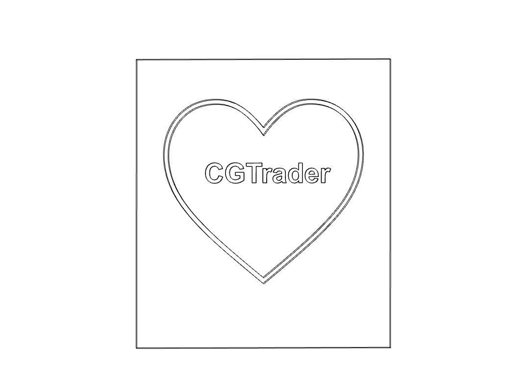 Cookie Cutter with Title  CGTrader 3D print model_6