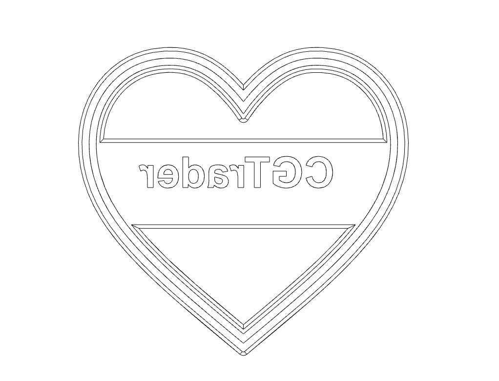 Cookie Cutter with Title  CGTrader 3D print model_9