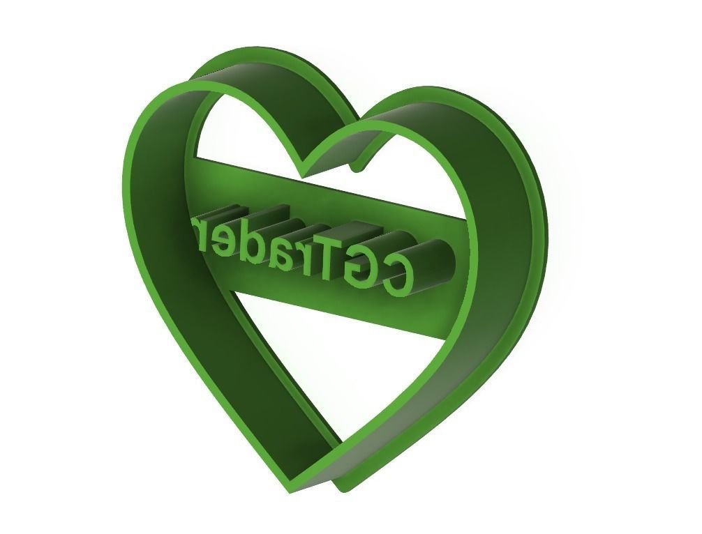 Cookie Cutter with Title  CGTrader 3D print model_4