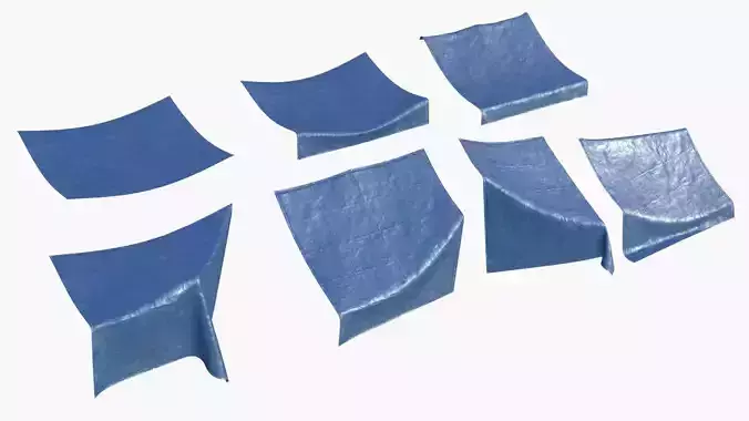 Tarp Assets 03 Low-poly 3D model