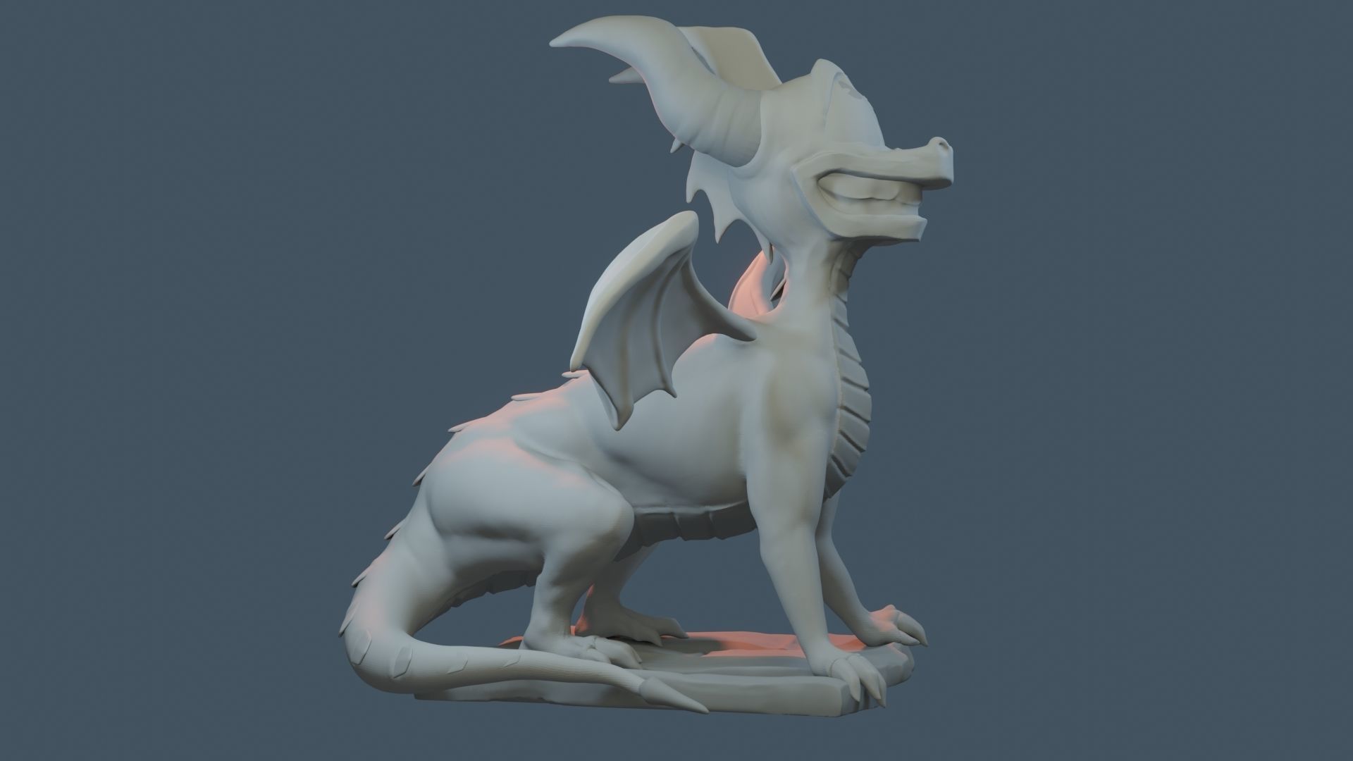 Spyro Print ready figure 3D print model_4