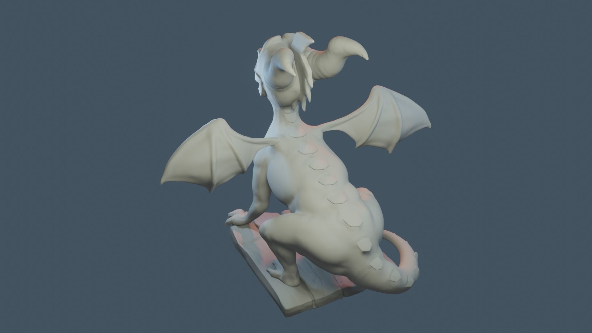 Spyro Print ready figure 3D print model_2