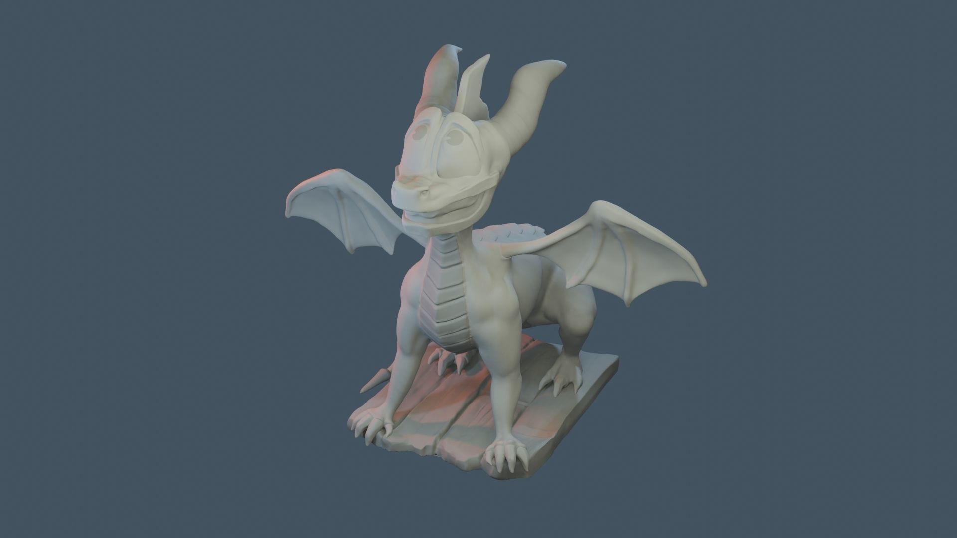 Spyro Print ready figure 3D print model_3