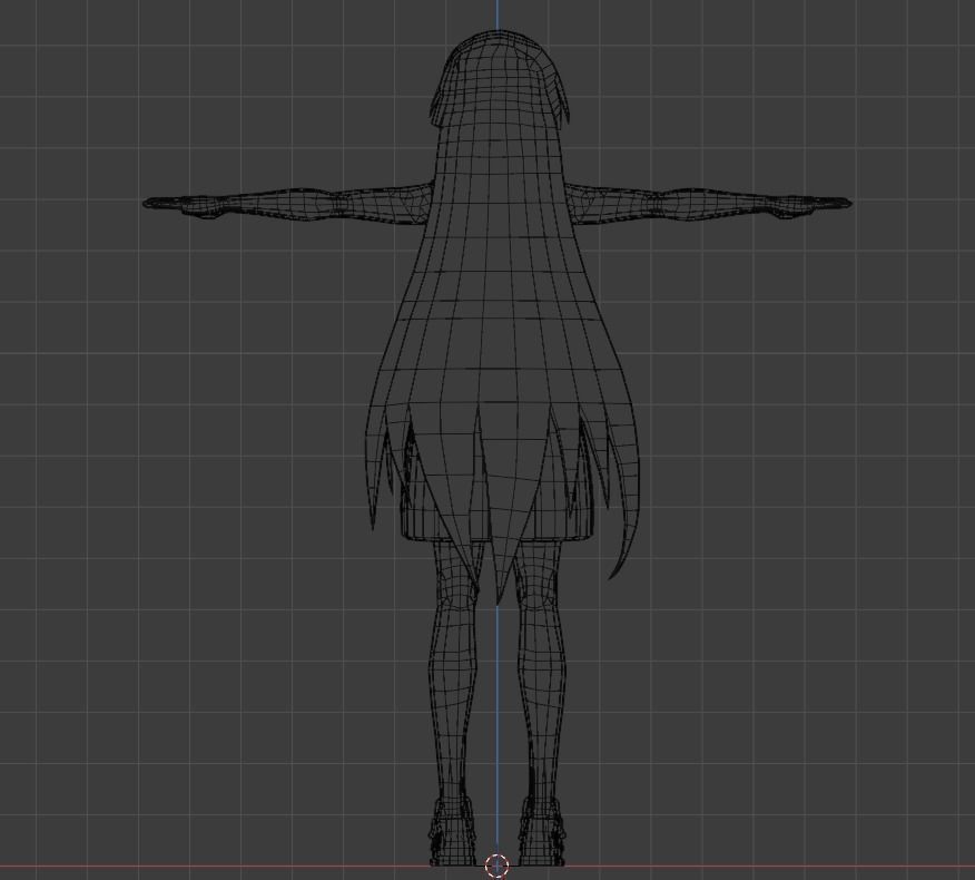 Akame I Akame Ga Kill Anime Low-poly 3D model_7