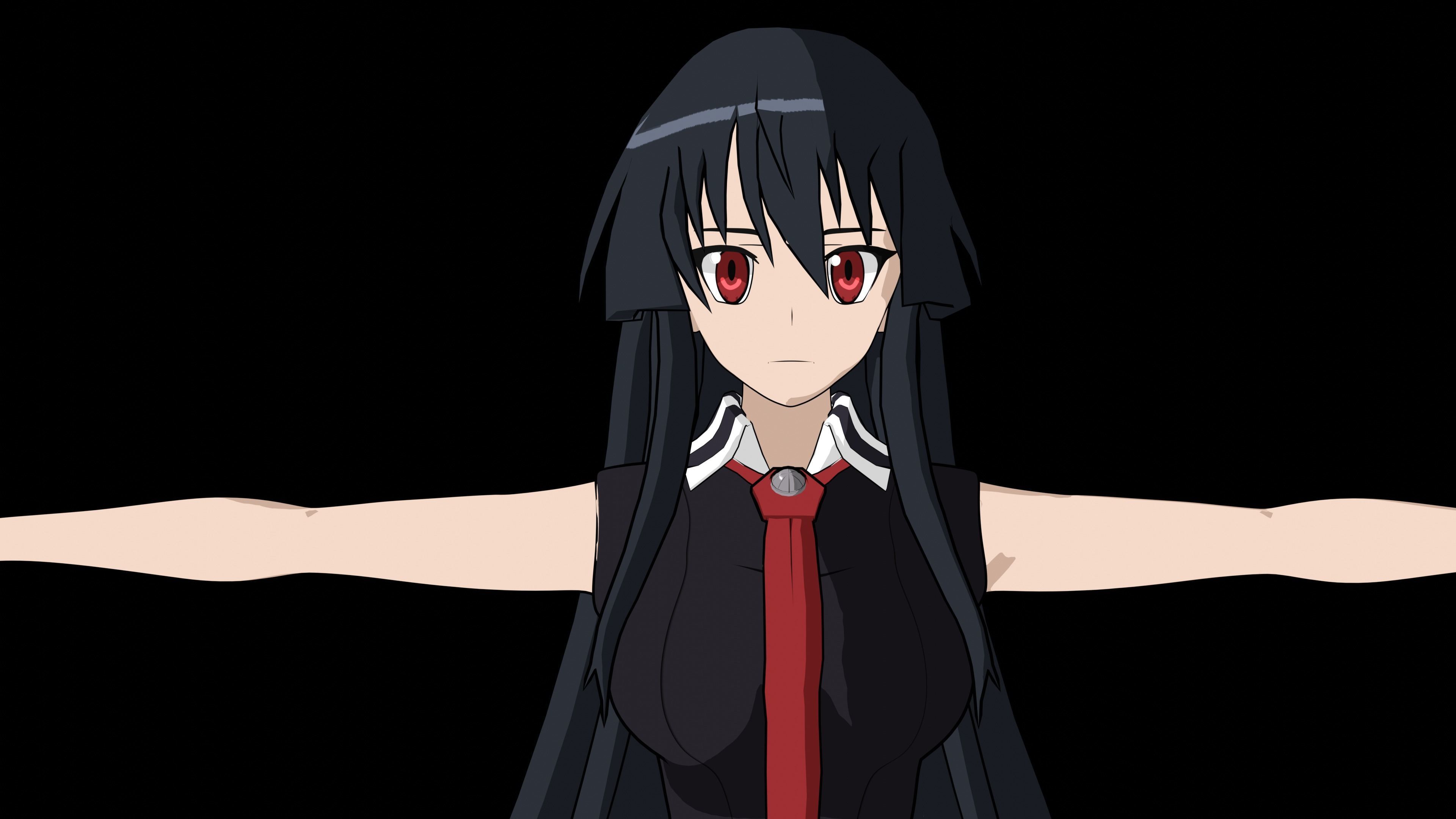 Akame I Akame Ga Kill Anime Low-poly 3D model_15