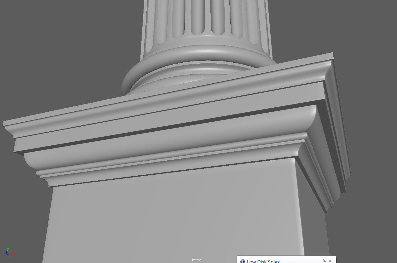 ionic column 3D model_20