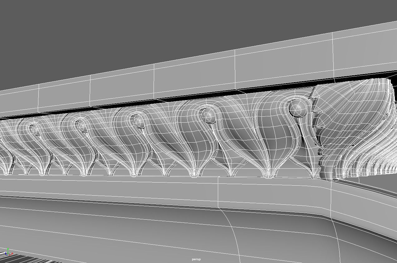 ionic column 3D model_16
