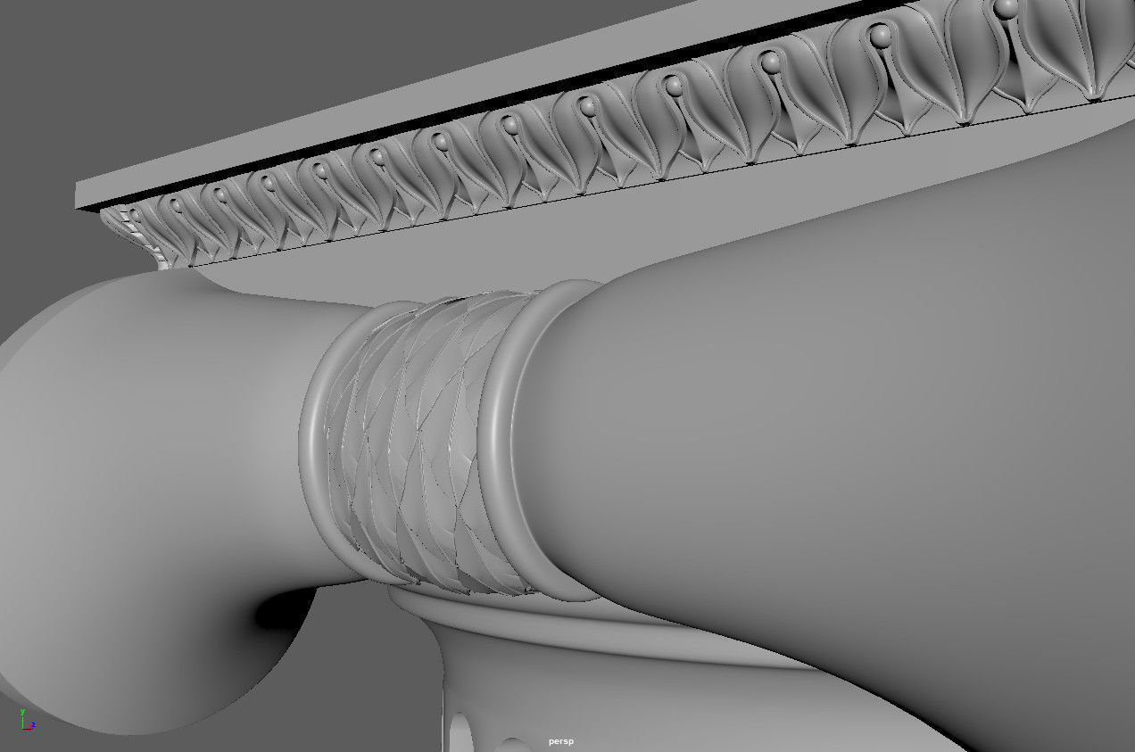 ionic column 3D model_19
