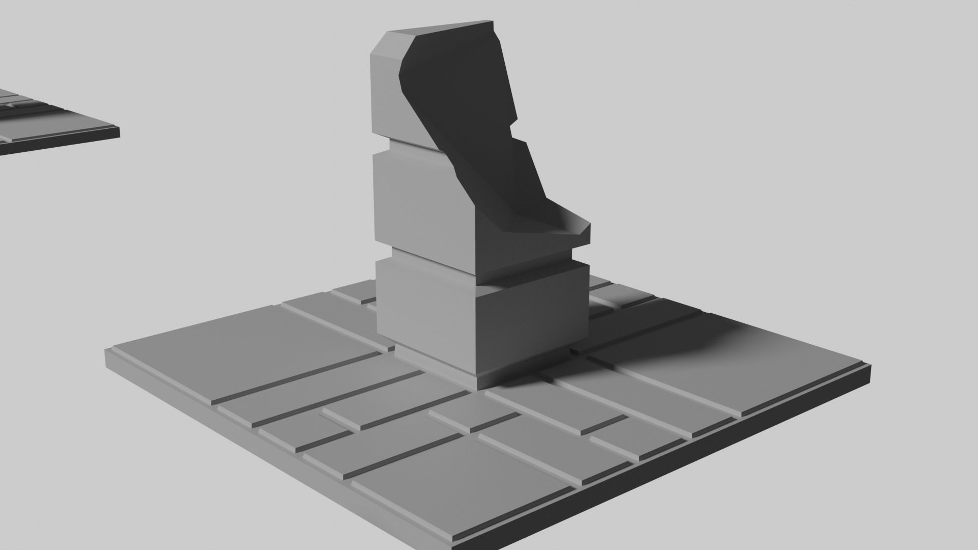 Dwarven Fort Pillar Floor tile 3D print model_8