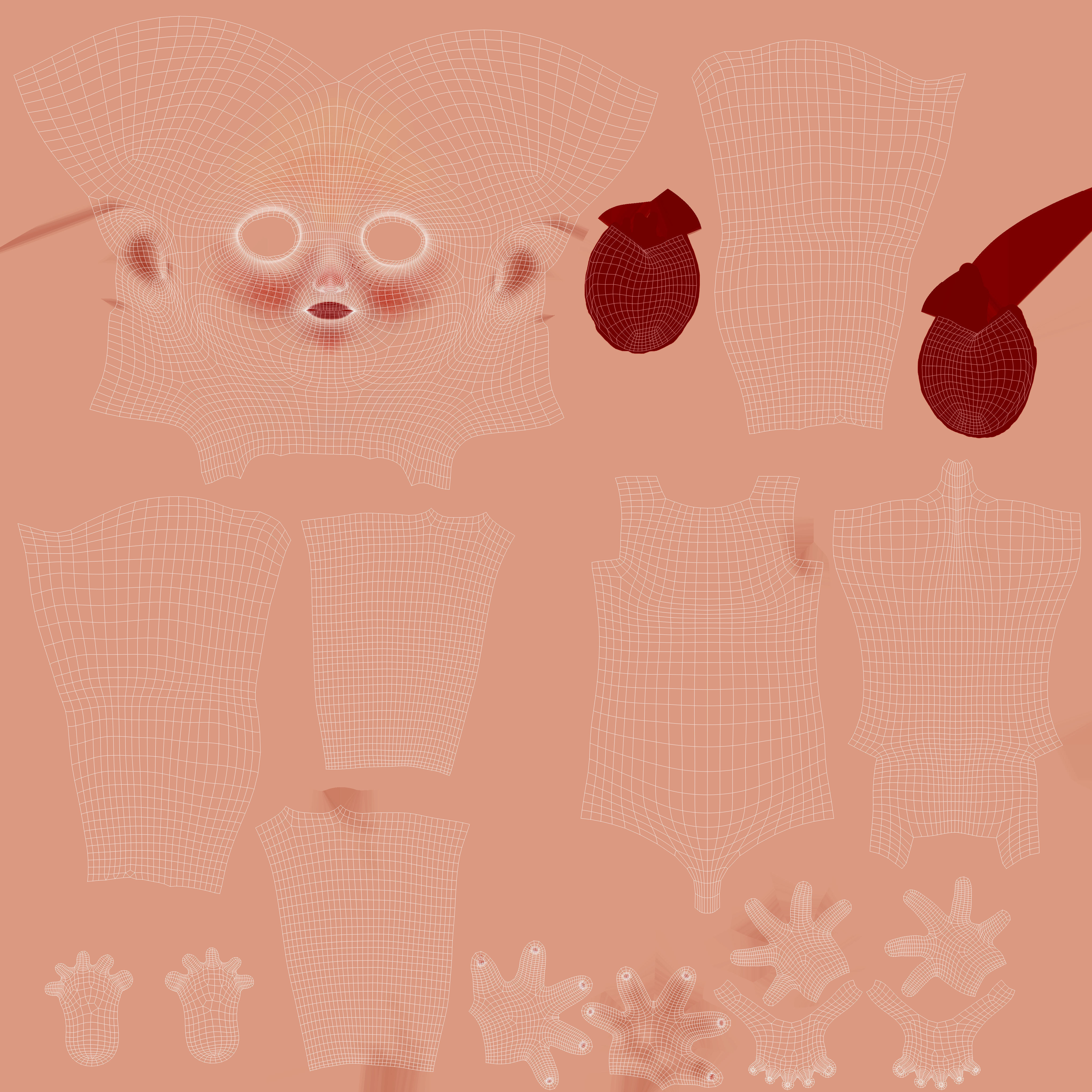 Young Elsa 3D model_11