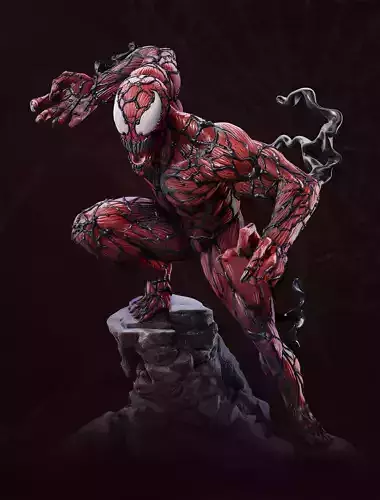 Carnage statue 3D print model