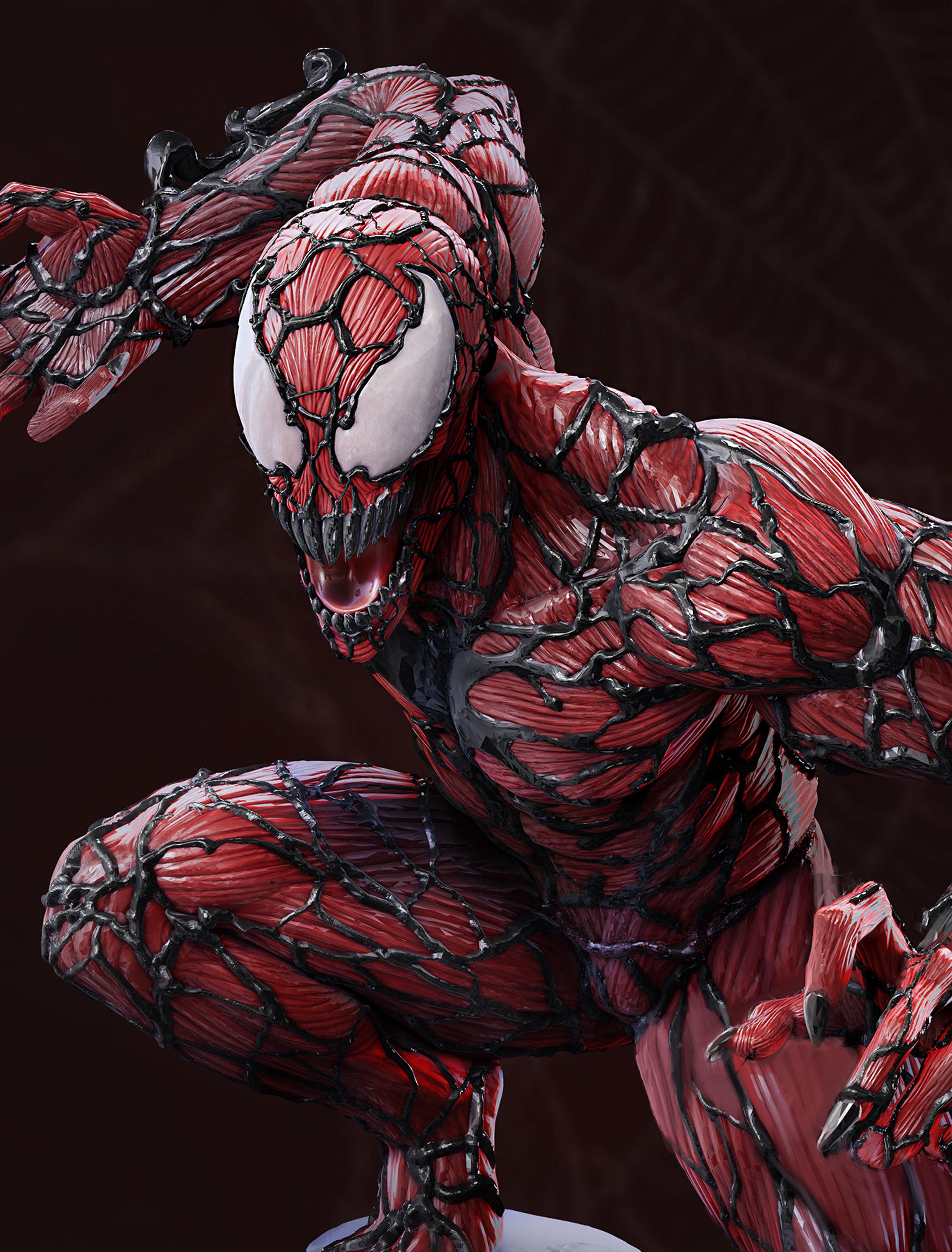 Carnage statue 3D print model_1