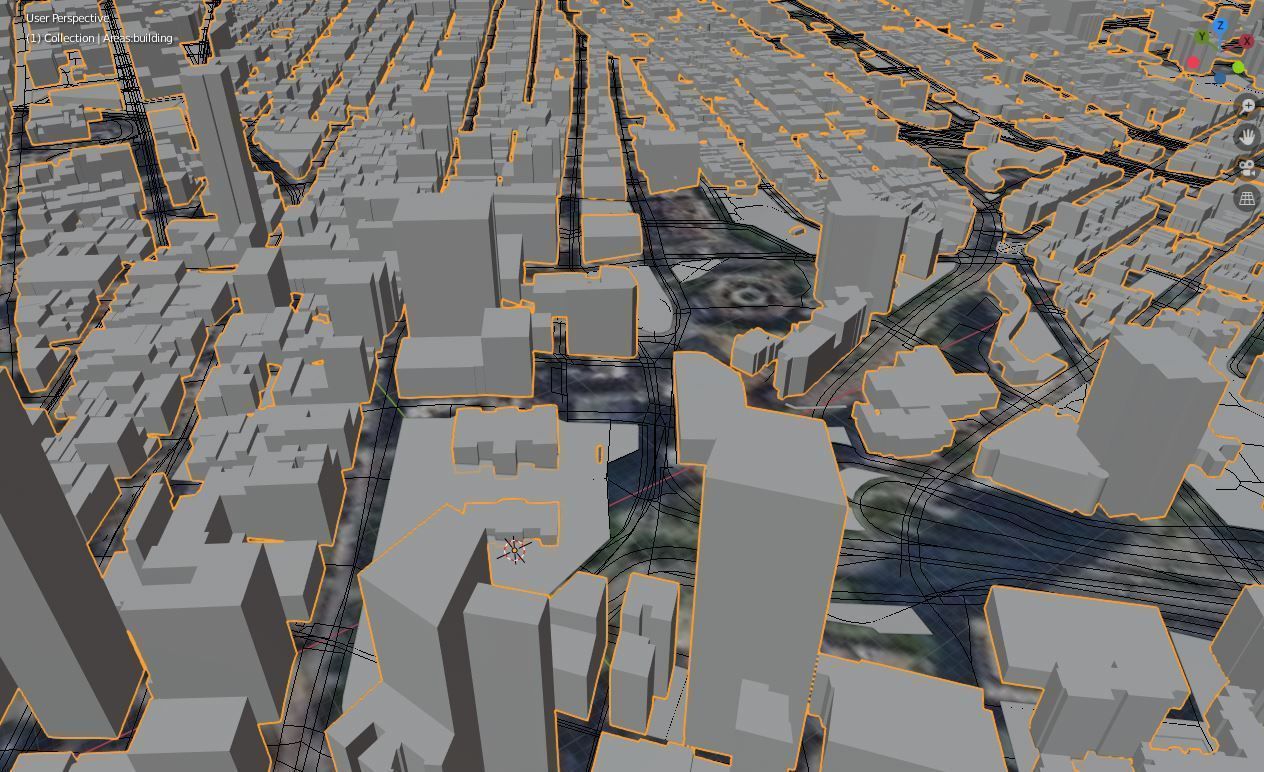 Lower Manhattan City of New York Free 3D model_7