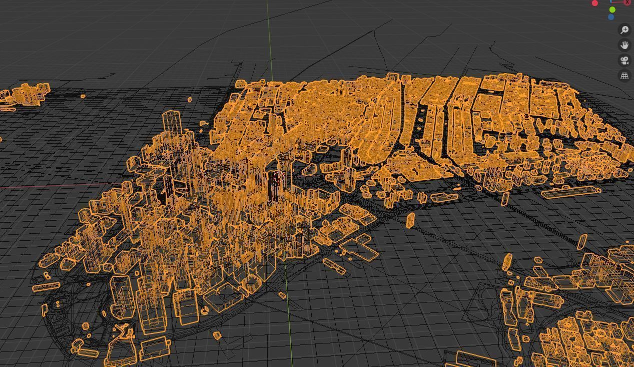 Lower Manhattan City of New York Free 3D model_5