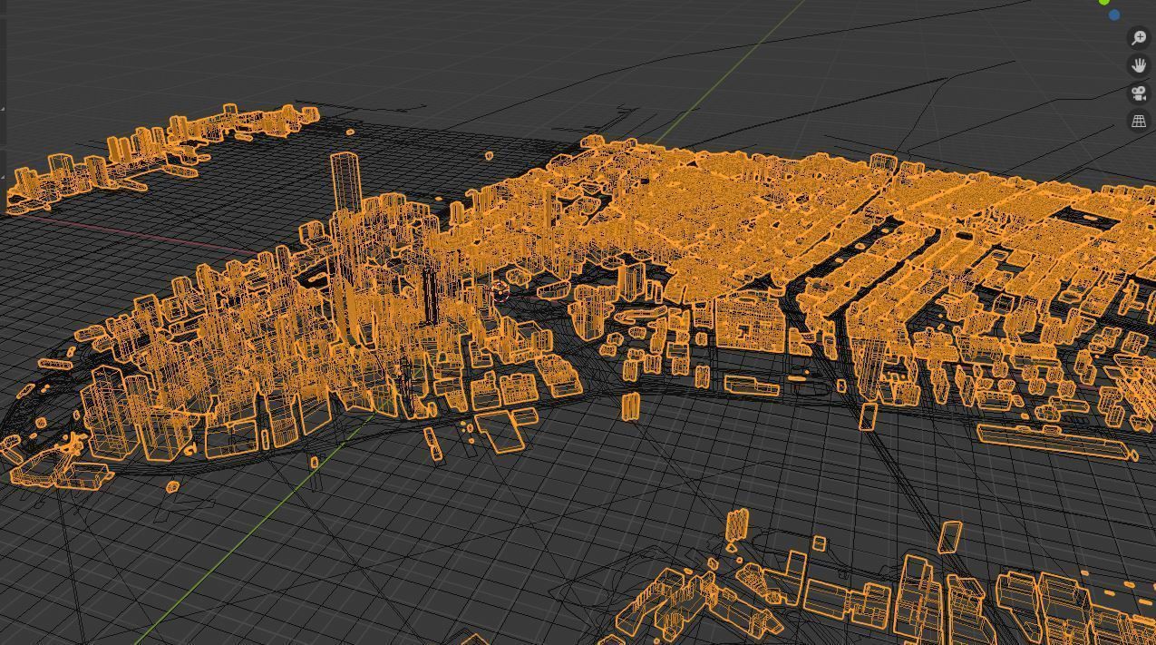 Lower Manhattan City of New York Free 3D model_4