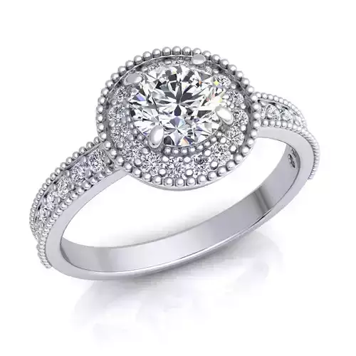 Luxury Halo Ring 