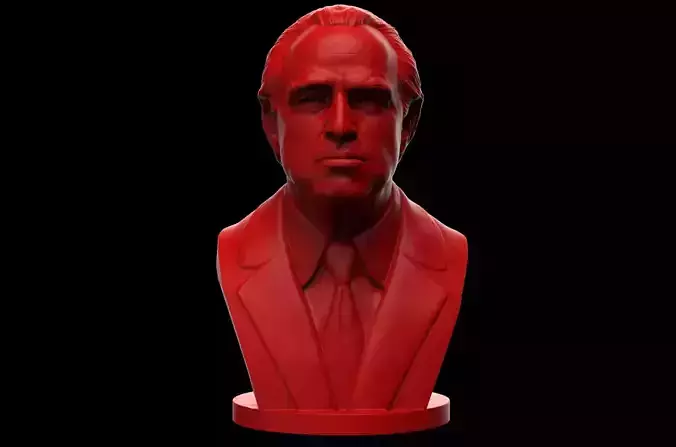 Vito Corleone - The Godfather - Marlon Brando 3D print model