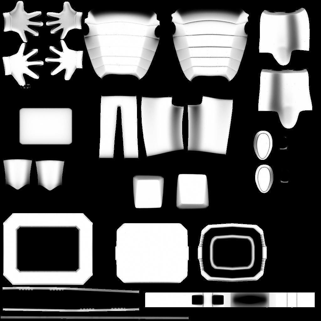 Rigged Watch Character Low-poly 3D model_10